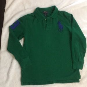 Long sleeve polo rugby shirt